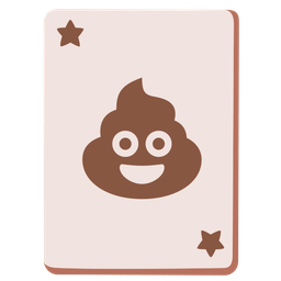 joker and pile of poo