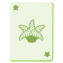 joker and potted plant