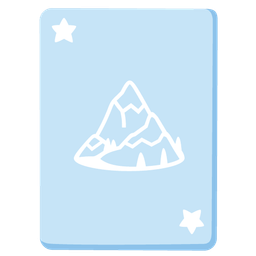 joker and snow-capped mountain