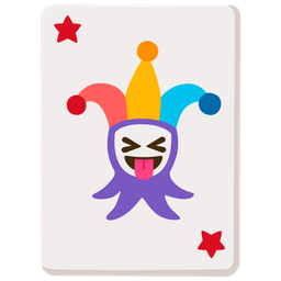 Joker and Squinting face with tongue