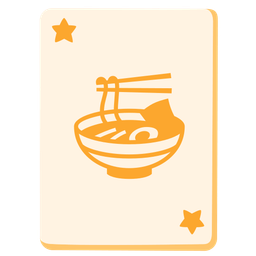 joker and steaming bowl