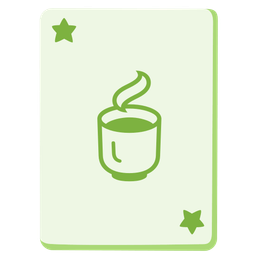 joker and teacup without handle