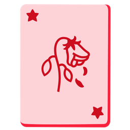 joker and wilted flower