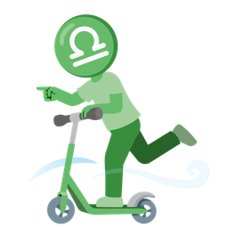 kick scooter and Libra