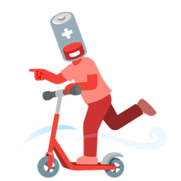 kick scooter and low battery