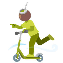 kick scooter and mate