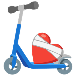 kick scooter and mending heart