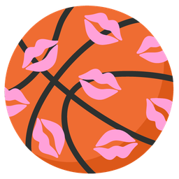 kiss mark and basketball