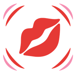 kiss mark and beating heart