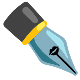 kiss mark and black nib