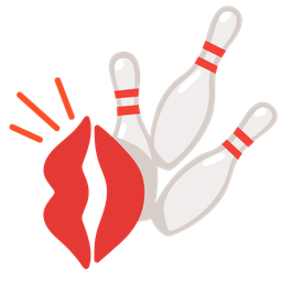 kiss mark and bowling