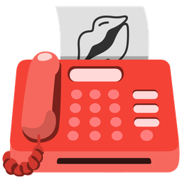 kiss mark and fax machine