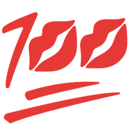 kiss mark and hundred points