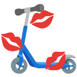 kiss mark and kick scooter