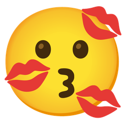 Kiss mark and Kissing face