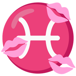 kiss mark and Pisces