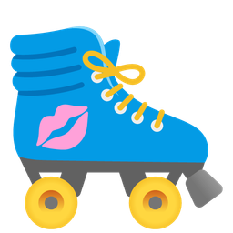 kiss mark and roller skate