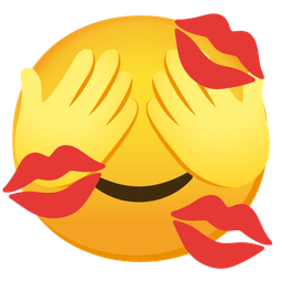 kiss mark and see-no-evil monkey