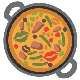 kiss mark and shallow pan of food