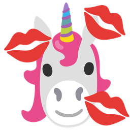 kiss mark and unicorn