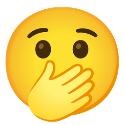 kissing face with closed eyes and face with open eyes and hand over mouth