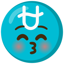 kissing face with closed eyes and Ophiuchus