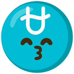 kissing face with smiling eyes and Ophiuchus