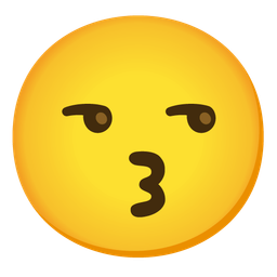 kissing face with smiling eyes and unamused face