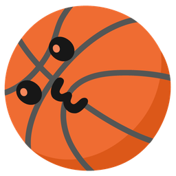 kissing face and basketball