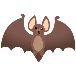 kissing face and bat