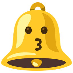 kissing face and bell