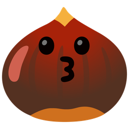 kissing face and chestnut