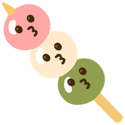 kissing face and dango