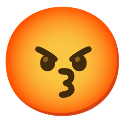 kissing face and enraged face