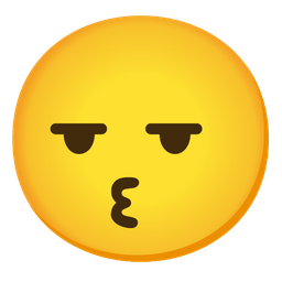 kissing face and face exhaling