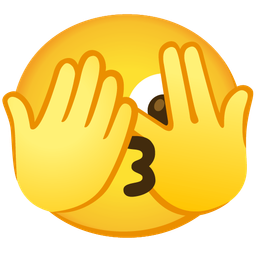 kissing face and face with peeking eye