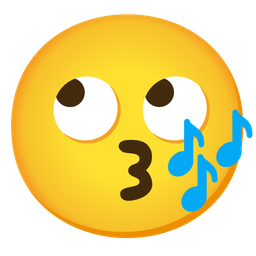 kissing face and face with rolling eyes