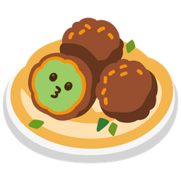 kissing face and falafel