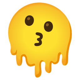 Kissing face and Melting face