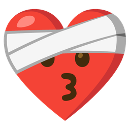 kissing face and mending heart