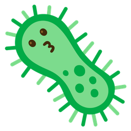 kissing face and microbe