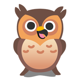 kissing face and owl