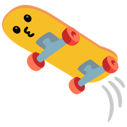 kissing face and skateboard