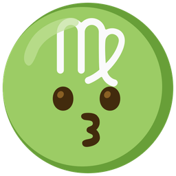 kissing face and Virgo