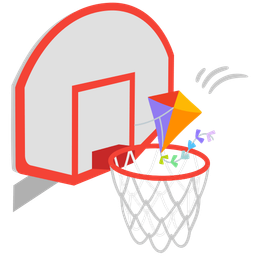 kite and basketball