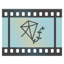 kite and film frames