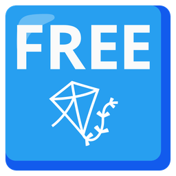 kite and FREE button