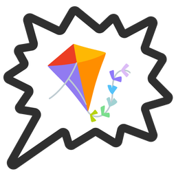 kite and right anger bubble