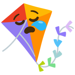 kite and sleepy face