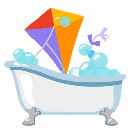 kite and soap